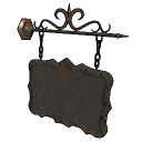 Two Sided Ornate Hanging Sign
